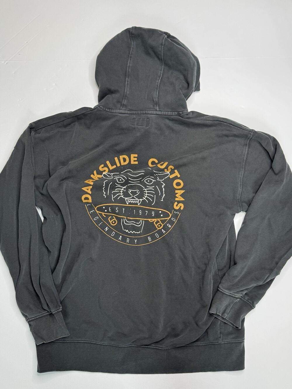 Arizona Jean Co Darkslide Customs Hoodie Men’s M Black Tiger Skate Streetwear